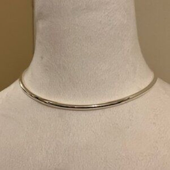 EUC Madewell Silver Collar Choker Necklace - Picture 2 of 5